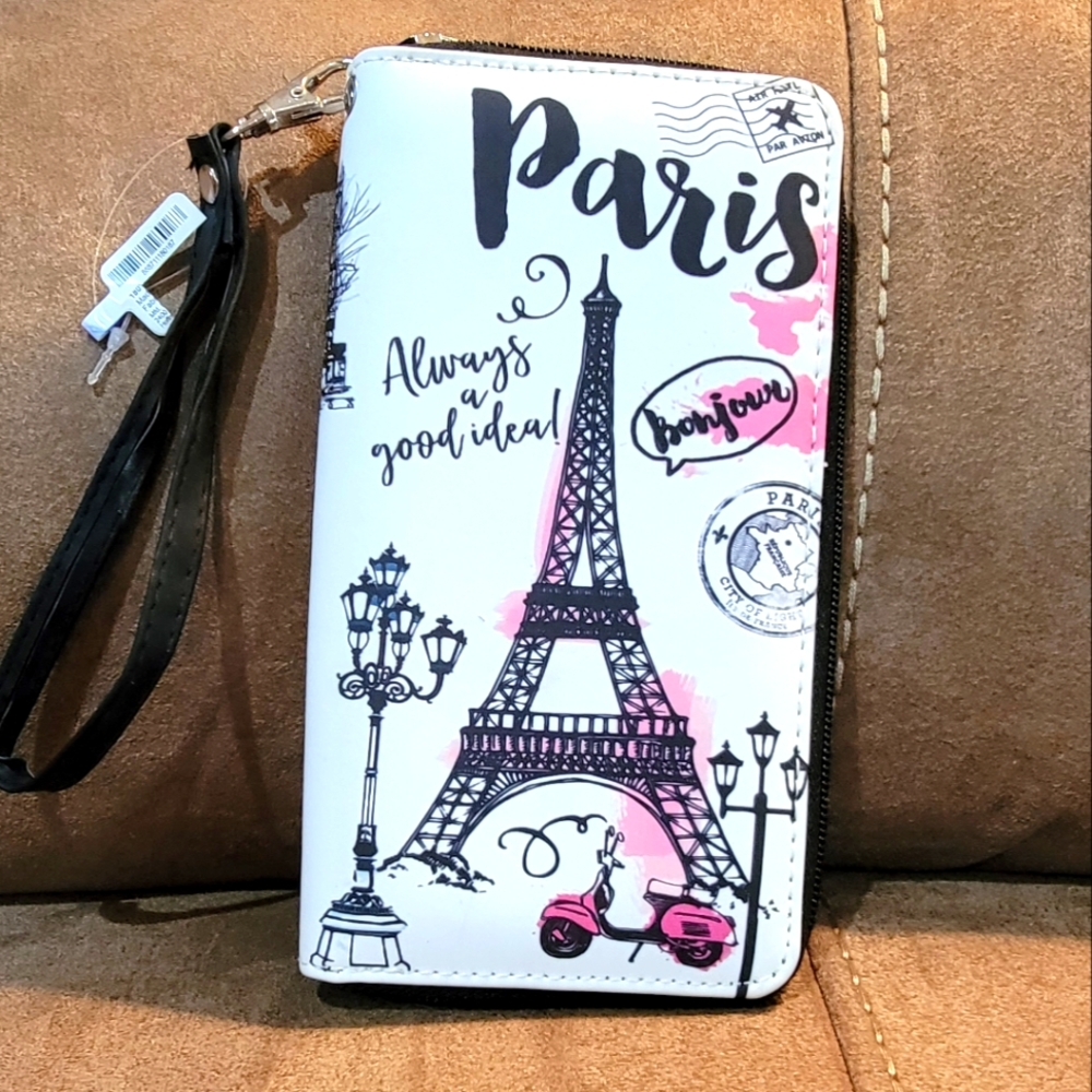 Claire's Eiffel Tower Wallet or Wristlet